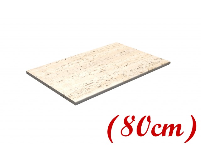 Blat atermic culoare Travertin 80 cm